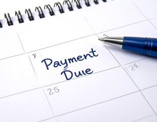 Obraz premium Payment Due