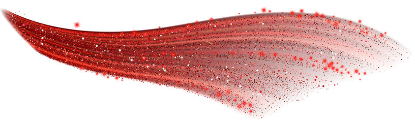 Red Sparkle Wave © YEVHENIIA