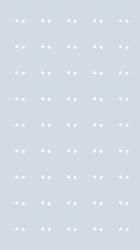 Grid of White Dots on Light Gray Background abstract