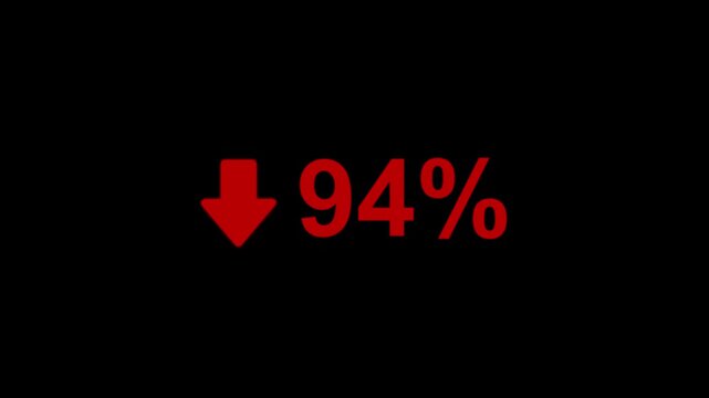 94 Percent Decline Animation