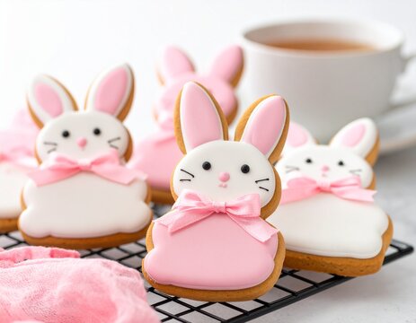 S&uuml;&szlig;e Osterhasen-Pl&auml;tzchen (Icing-Art)