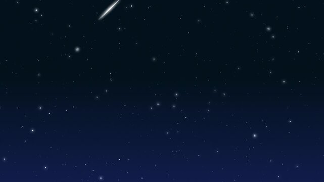 夜空に輝く星