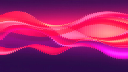 Vibrant pink and purple wavy lines in modern abstract design