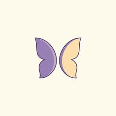 Fototapeta premium Elegant Butterfly Wing Design, Perfect For Branding, Suitable For Various Applications and Visuals