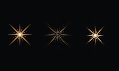 Fototapeta premium Colorful fireworks and sparkling lights exploding in the night sky on a black background during a celebration