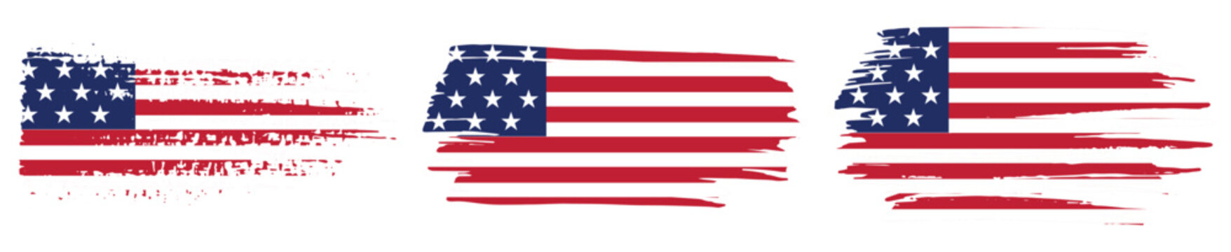 Distressed american flag designDistressed american flag design