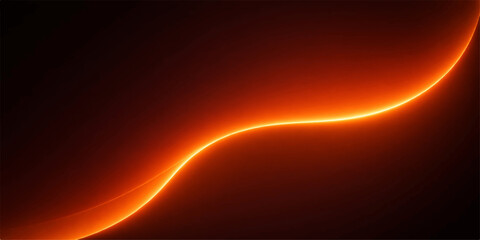 Obraz premium An explosion of orange and red fire glows with intense energy as waves of heat and light shine from the sun, creating a bright star illustration against a dark space backdrop