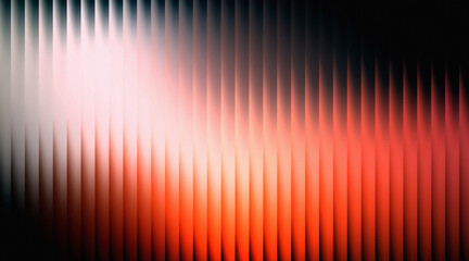 Abstract red and white vertical stripes background with vibrant glow