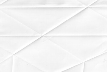 Obraz premium Crumpled folded Paper Poster Photo Effect Mockup,Crumpled Paper texture overlay effec,white crumpled paper 