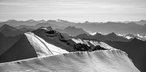 Daring Climbers Navigate The Sharp