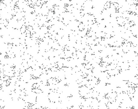 Full Seamless abstract micro dash pattern with scattered sketch marks on a clean white background. Minimal print with hand drawn rhythm, light texture, and modern surface energy.