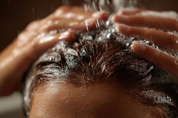 Naklejka premium A New Beginning: Experience the Power of Renewal and Purity with Our Haircare Products