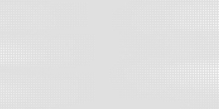 Rectangle halftone on white background. Vector dots glitter or halftone glitter pattern texture simple