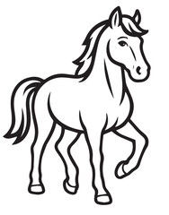 Obraz premium horse vector illustration