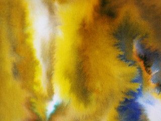 Abstract watercolor and ink background