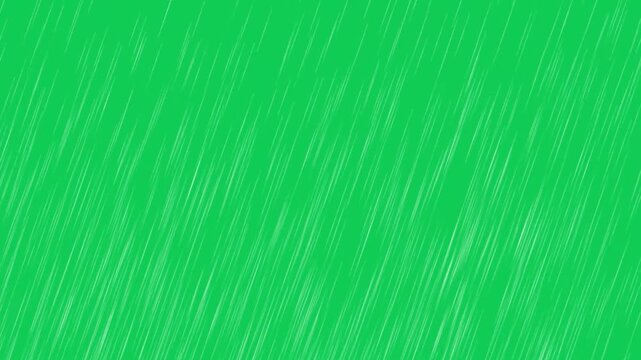 Heavy Rain and Lightning Strike Storm Effect Loop Animation
