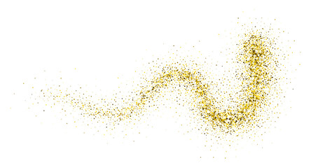 Obraz premium Abstract shiny gold glitter design element. For New Year, Merry Christmas greeting card design