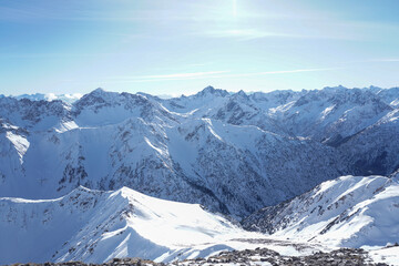 Obraz premium Berg im Winter