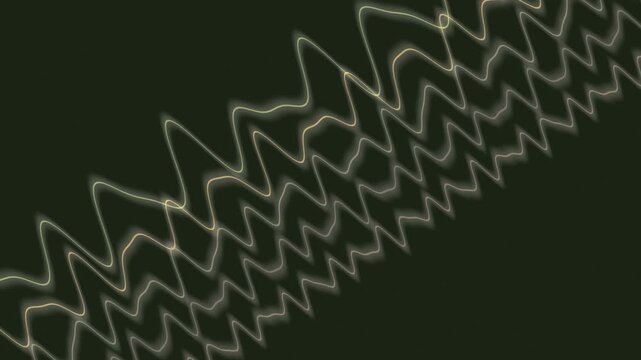 Abstract dark background with diagonal light zigzag wavy lines creating a dynamic visual effect.