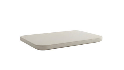 Soft white rectangular cushion placed on a plain background for home or office use