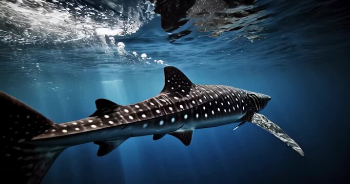 tiburon ballena, tiburones, peces, mar, animal, oce&aacute;no, submarino, azul, acu&aacute;tico, delfines, vector, aislada, depredador, aleta, blanco, dibujos animados, naturaleza, nataci&oacute;n, ballena, fauna, azul ma