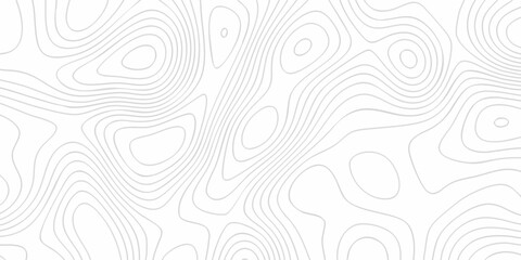 Abstract black & white topography on old paper-textured canvas. Concept of a conditional geography scheme. White wave paper curved reliefs. © Sabir