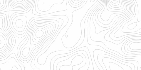 Topographic map background with geographic line map. Modern design with White topographic wavy pattern. Geographic mountain terrain. The topo contour map with terrain. © Sabir