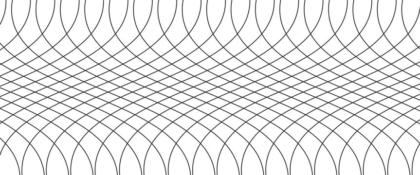 Guilloche background. A simple pattern with wavy lines. Moire ornament. Monochrome guilloche texture with waves. Original money pattern. Digital watermar, gradient. Security design Vector illustration