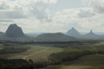 Obraz premium Landscape of some mountains in Australia.