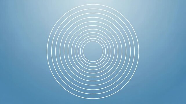 Abstract Concentric Circles Background Design.
