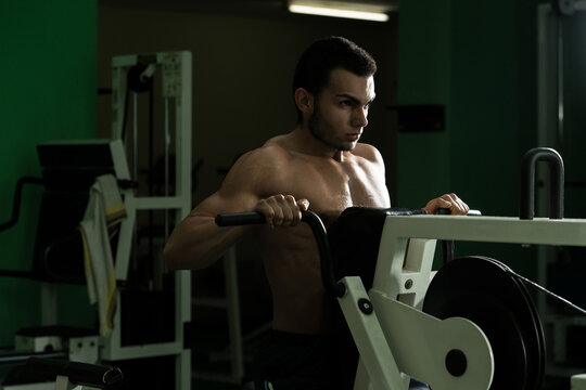 Back Exercise On Machine