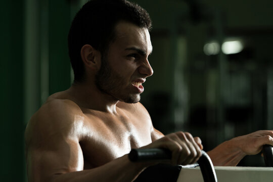 Back Exercise On Machine