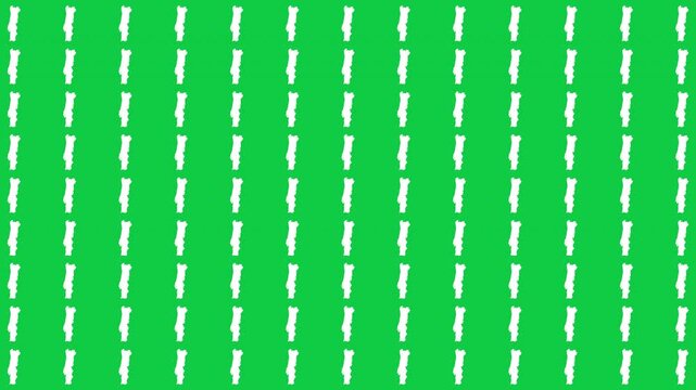 Portugal map pattern scrolling perfect 10 second loop with green background