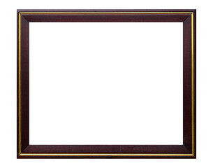 Open Frame, Cherrywood With Gold Trim, Landscape Orientation