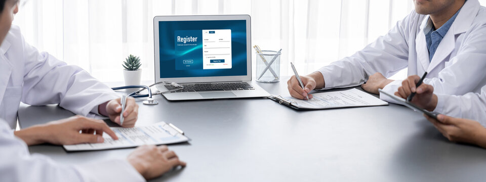 Online registration form for brisk form filling on the internet website