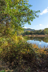 Autumn Landscape around Pancharevo lake, Bulgaria