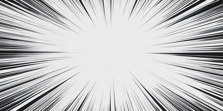 Dynamic speed lines radiating from a central point resembling a comic book effect