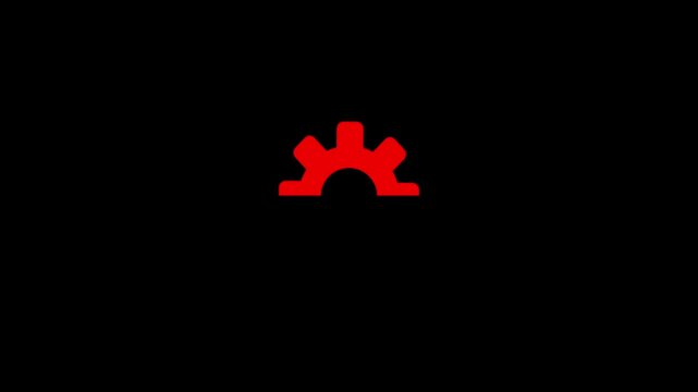 Red puzzle piece on black background, teamwork and problem solving concept, jigsaw puzzle piece, business and education symbol, isolated on dark