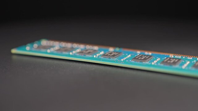 Memory RAM module for PC computers and Artificial Intelligence AI and data centers. DDR Random Access Memory high demand for AI specific memory 
