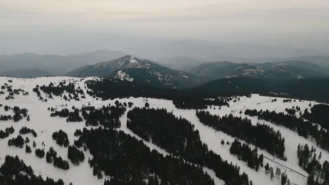 Experience the winter views of kopaonik in raska district serbia