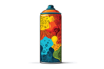 Fototapeta premium Spray Paint Can urban isolated