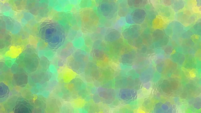 Dynamic abstract motion background featuring organic cellular shapes and flowing liquid light. Soft glowing colors blend smoothly, creating a modern, futuristic and dreamy atmosphere. Perfect for moti