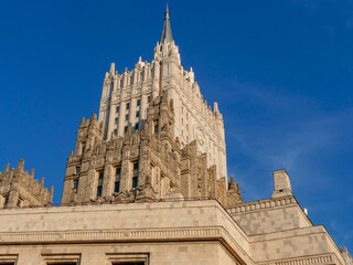 Obraz premium Ministry of Foreign Affairs Building in Moscow