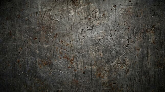 Distressed Dark Grunge Texture Background.