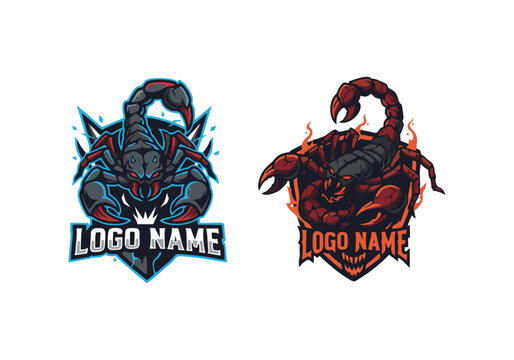 scorpion mascot logo esport