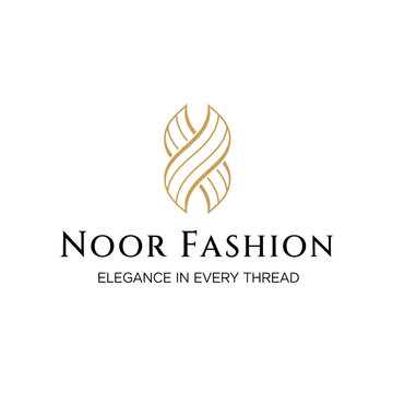 Noor Fashion Logo Elegant Design Element.