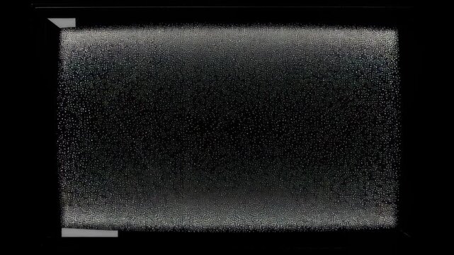 Old retro static black sand white noise signal grain background television screen texture icon minimalist composition evoking vintage signal decay and tactile grainy atmosphere old retro static black