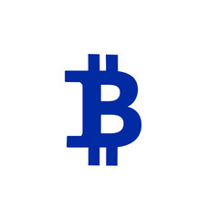 Obraz premium Business Icons – Bitcoin Currency Symbol Icon / ビットコイン通貨シンボルアイコン