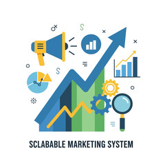 Marketing Growth Strategy Business Success.