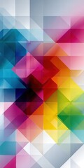 Obraz premium Colorful Geometric Abstract Art